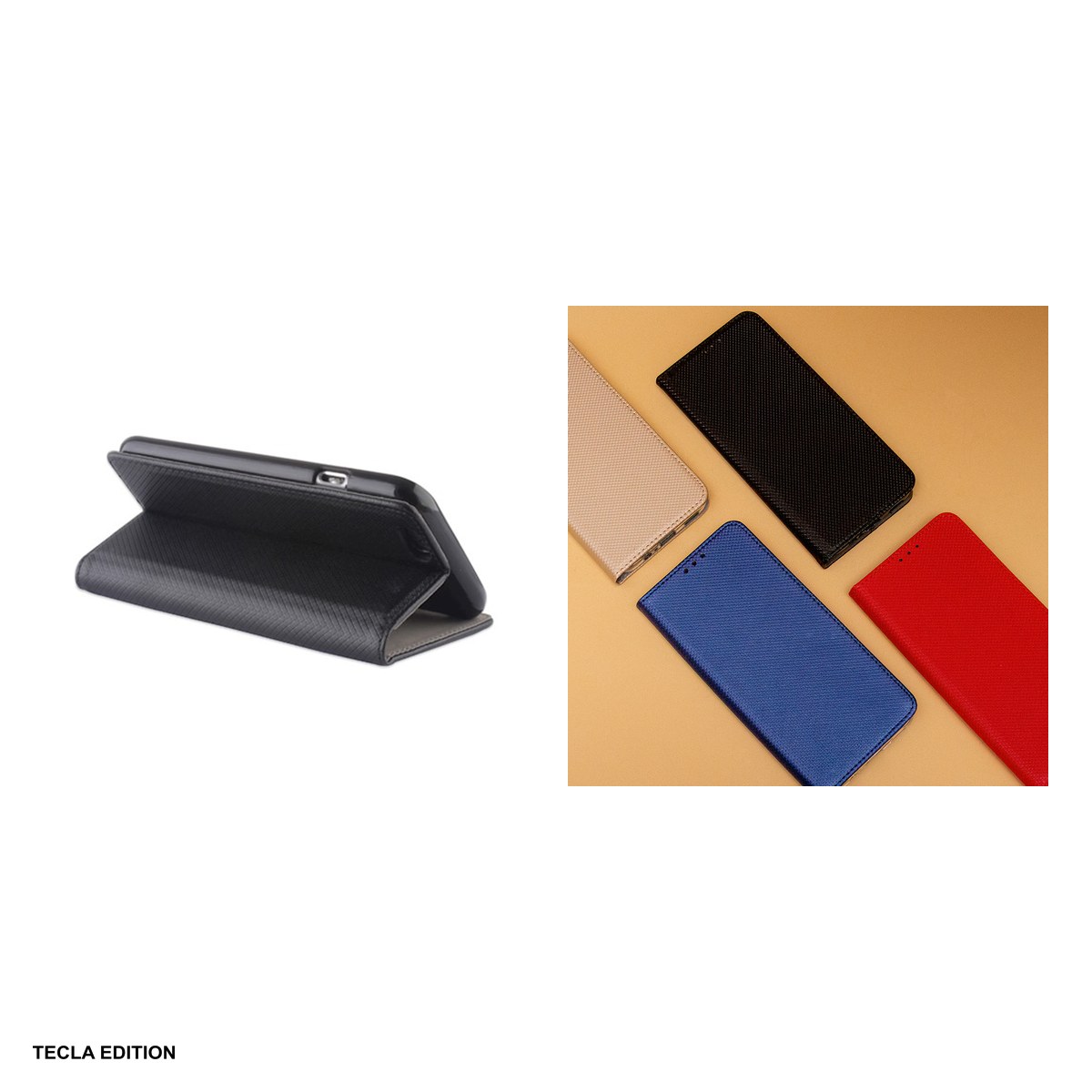 Husa Smart Magnet pentru OPPO Reno 13F 5G (Global), tip carte cu inchidere magnetica, Negru [4]