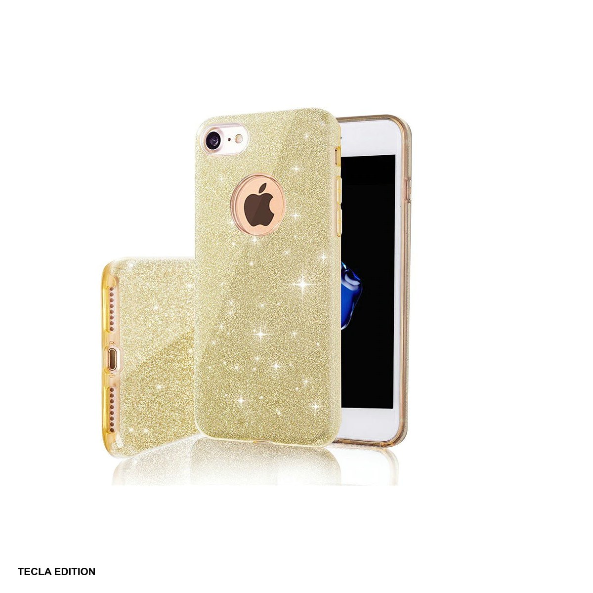 Huse si protectii pentru Xiaomi Redmi 14C 5G - Husa Glitter 3in1 pentru Xiaomi Redmi 14C 5G, Redmi 14C 4G, Carcasa, Auriu