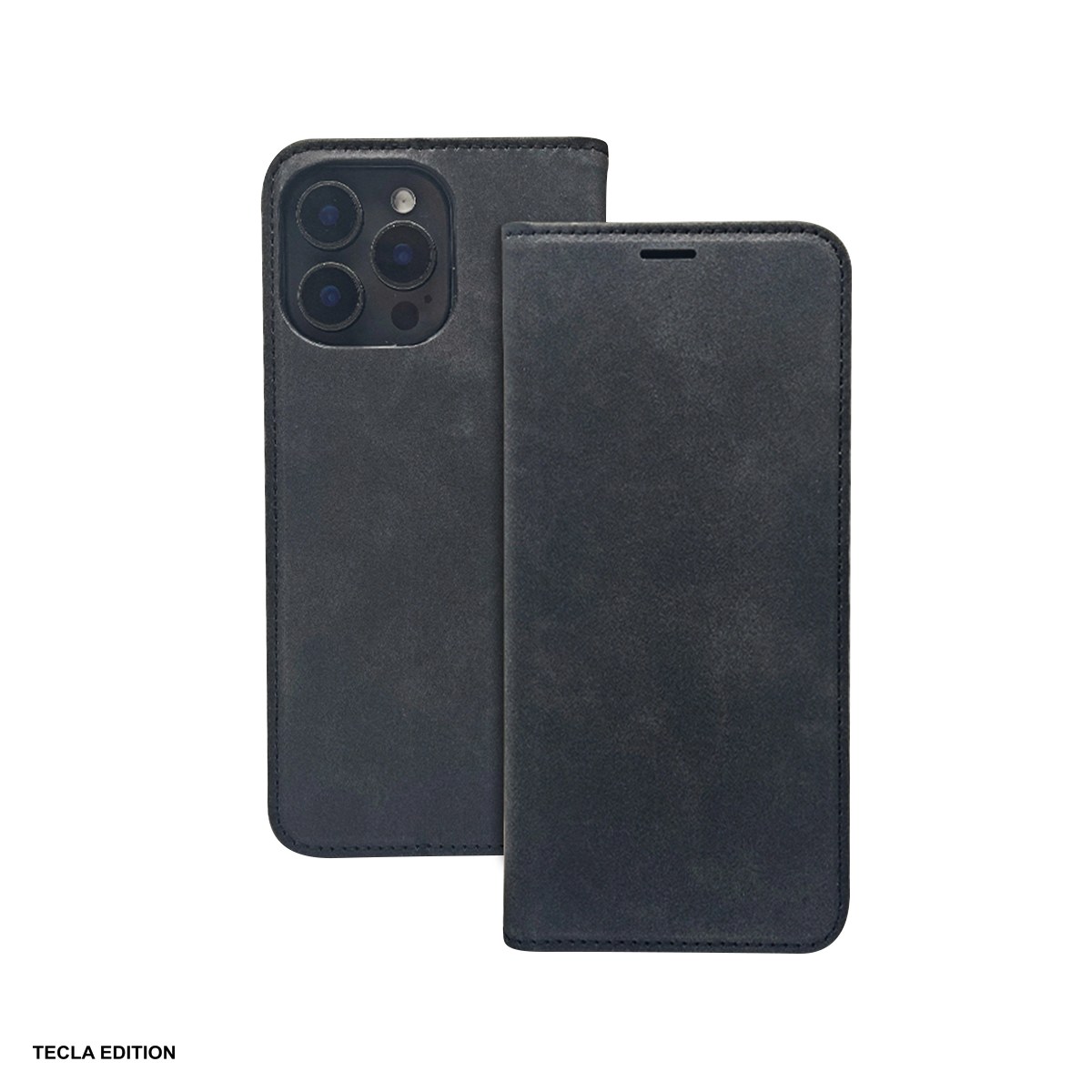 Huse si protectii pentru Honor 400 - Husa Smart Suede pentru Honor 400, tip carte cu inchidere magnetica, Negru