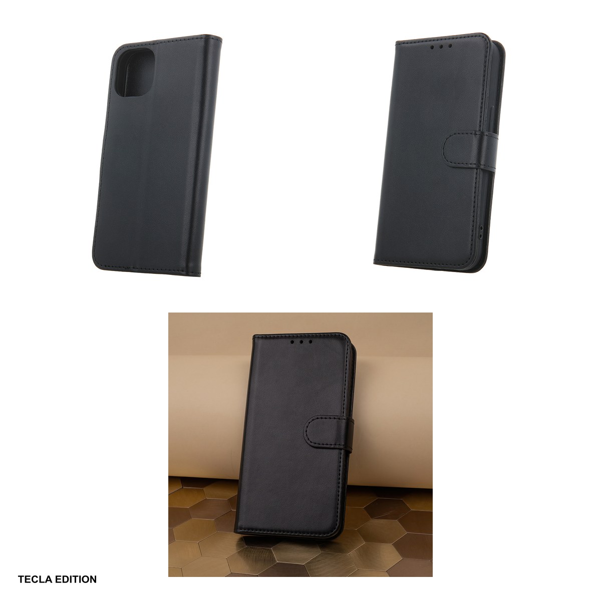 Husa Smart Classic pentru Honor Magic 7 Lite, tip carte cu inchidere magnetica, Negru [4]