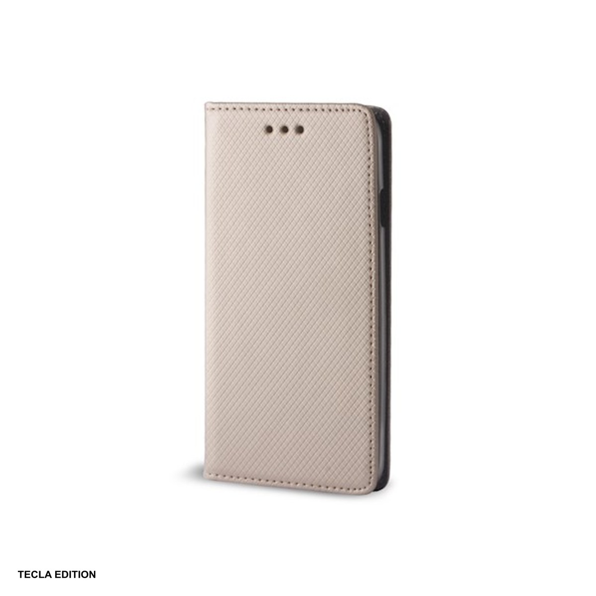 Huse si protectii pentru Motorola Edge 60 Fusion - Husa Smart Magnet Fusion pentru Motorola Edge 60 Fusion, tip carte cu inchidere magnetica, Auriu