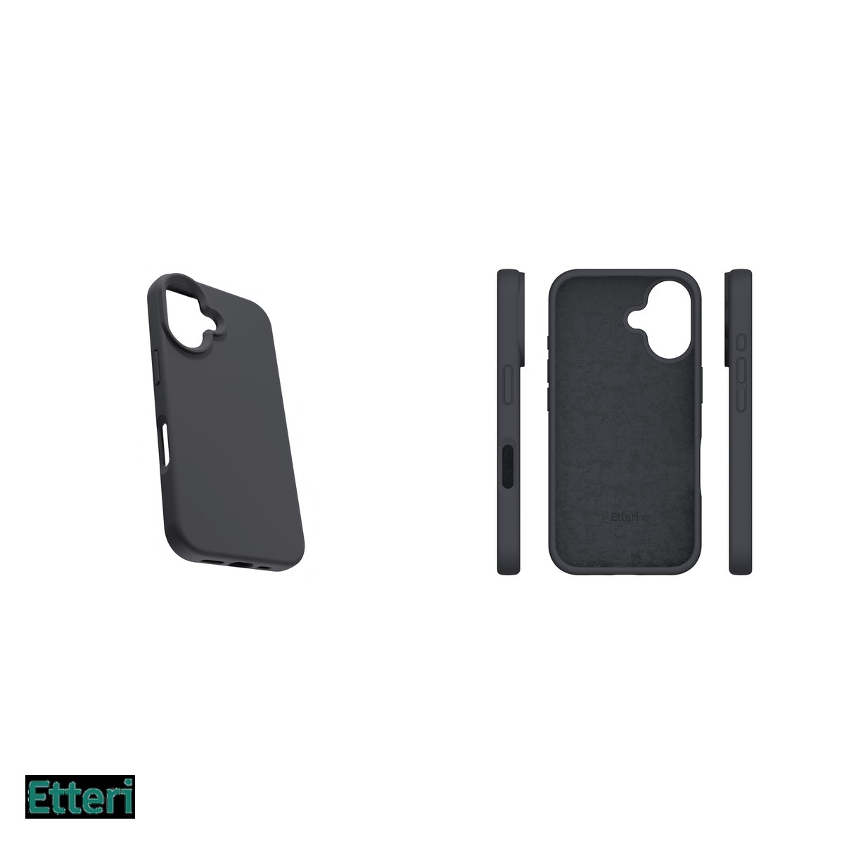 Husa Etteri Silicone pentru Xiaomi Redmi 15C Global, Carcasa, Negru [4]