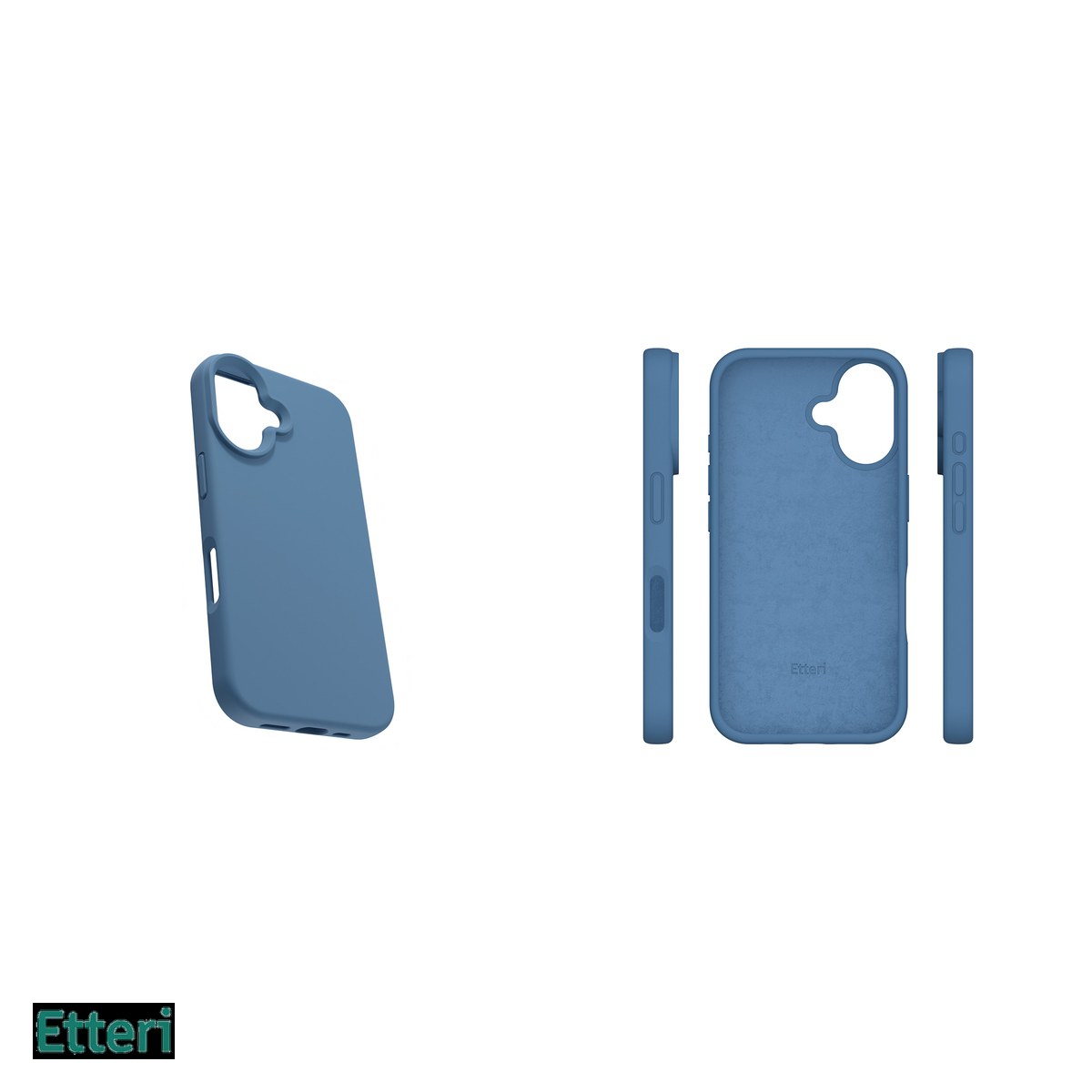 Husa Etteri Silicone pentru Xiaomi Redmi 15C Global, Carcasa, Albastru [4]