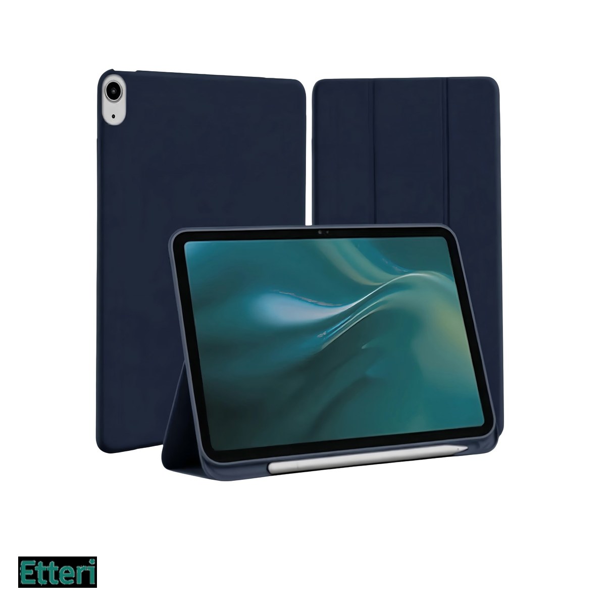 Huse si protectii pentru Apple iPad 10.9 (gen 10, 2022) - Husa Etteri pentru Apple iPad 10.9 (gen 10, 2022), Carcasa magnetica, Albastru