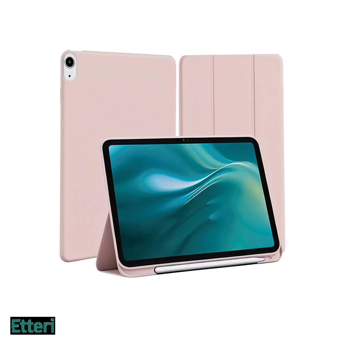 Huse si protectii pentru Apple iPad 10.9 (gen 10, 2022) - Husa Etteri pentru Apple iPad 10.9 (gen 10, 2022), Carcasa magnetica, Roz