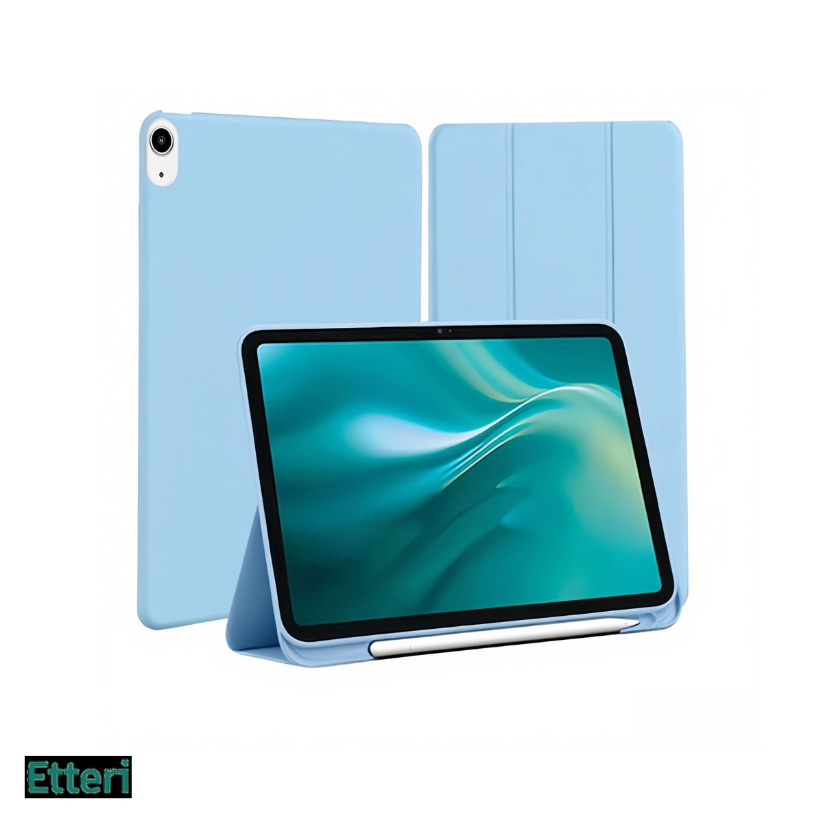 Accesorii IT - Husa Etteri pentru Apple iPad 10.9 (gen 10, 2022), Carcasa magnetica, Albastru