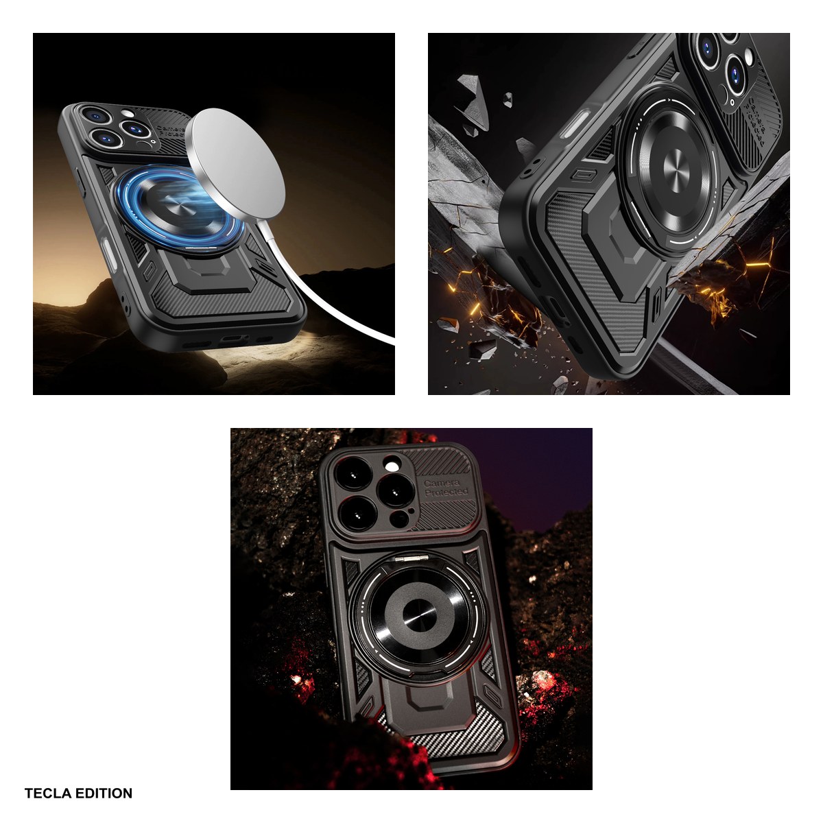Husa Defender Armor Mag pentru Apple iPhone 11, Carcasa magnetica, Negru [3]