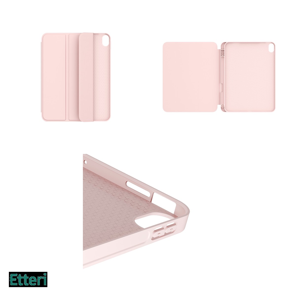 Husa Etteri pentru Apple iPad Pro 11 (2024), Carcasa, Roz deschis [3]