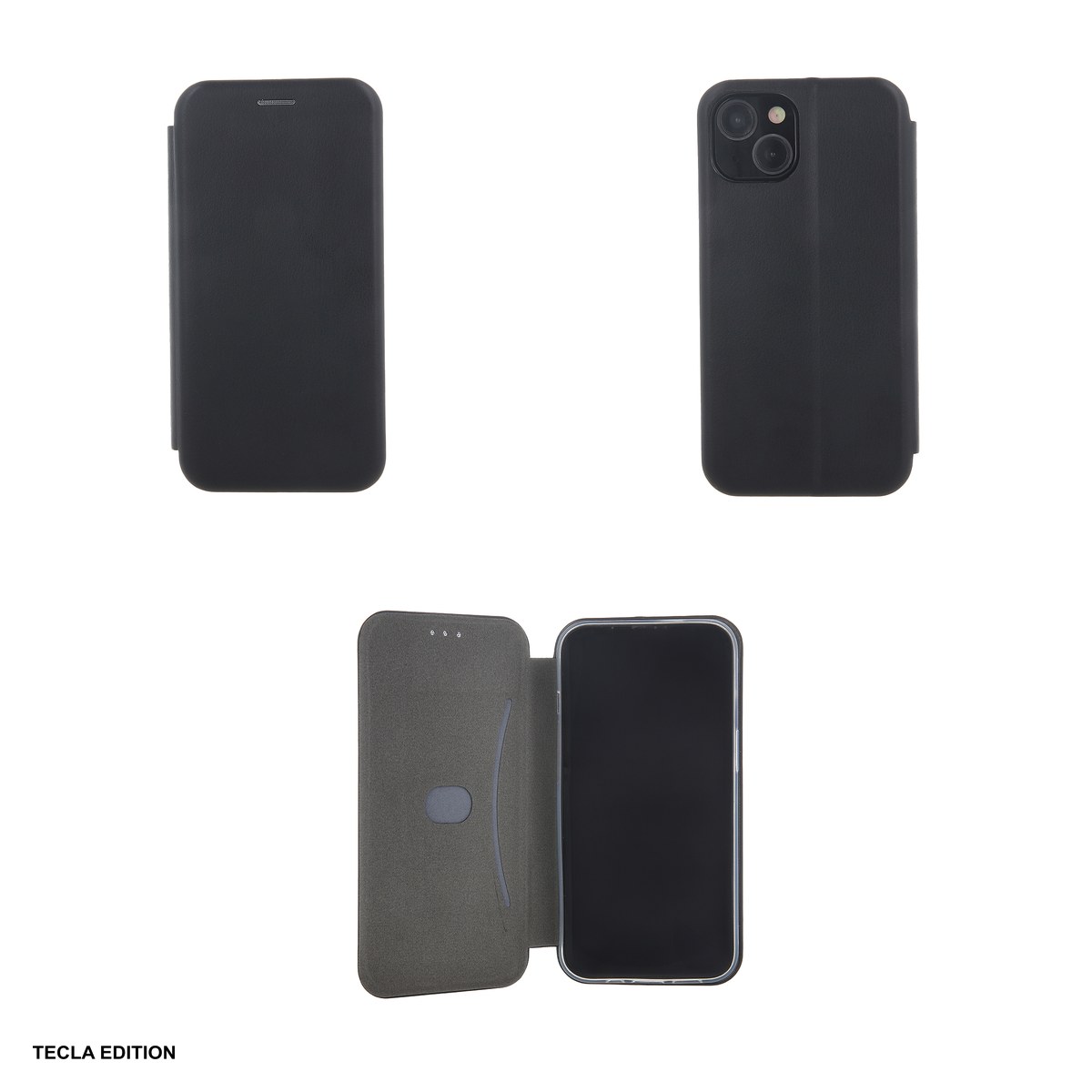 Husa Smart Diva pentru Xiaomi Redmi 15 5G, Redmi 15 4G EU, tip carte cu inchidere magnetica, Negru [3]