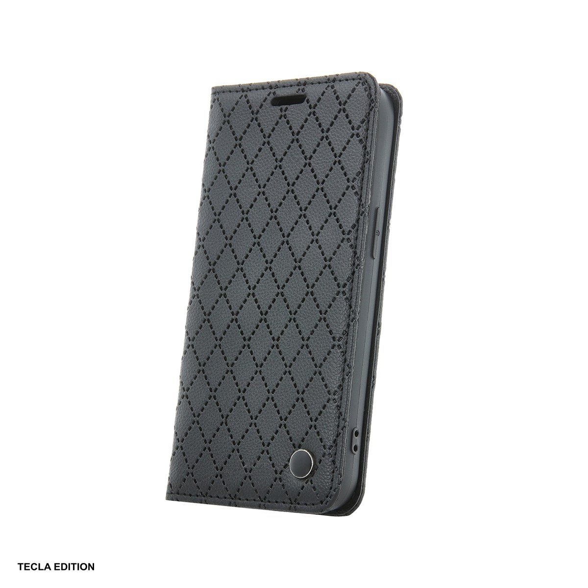 Huse si protectii pentru Xiaomi Redmi 15 5G - Husa Smart Caro pentru Xiaomi Redmi 15 5G, Redmi 15 4G EU, tip carte cu inchidere magnetica, Negru