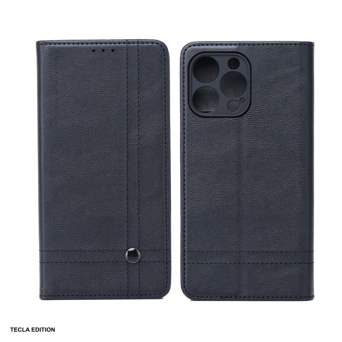 Huse si protectii pentru Xiaomi Redmi 15 5G - Husa Smart Seam pentru Xiaomi Redmi 15 5G, Redmi 15 4G EU, tip carte cu inchidere magnetica, Negru