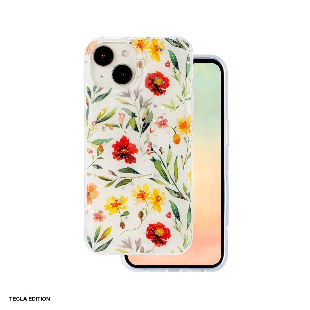 Huse si protectii smartphone - Husa Glow Glam pentru Apple iPhone 14, Carcasa, Alb