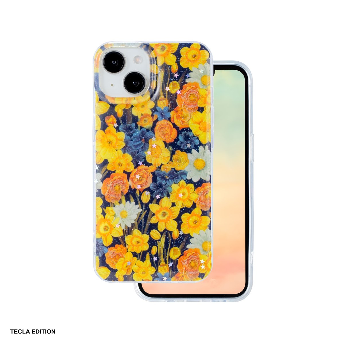 Huse si protectii smartphone - Husa Glow Glam pentru Apple iPhone 14, Carcasa, Portocaliu