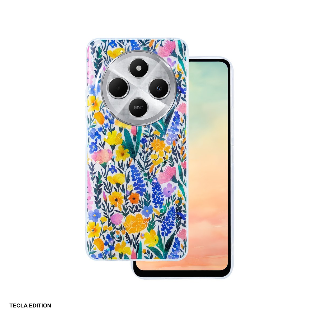 Huse si protectii pentru Xiaomi Redmi A4 - Husa Glow Glam rustic pentru Xiaomi Redmi 14C 4G, Carcasa, Multicolor