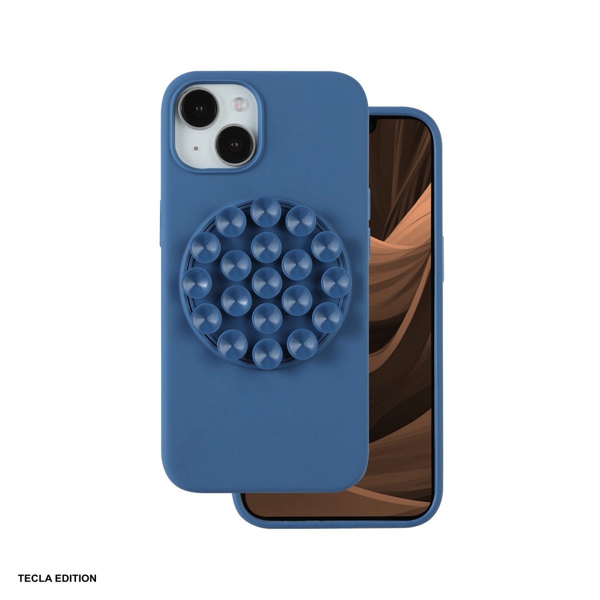 Huse si protectii smartphone - Husa Silicone Stick pentru Apple iPhone 15, Carcasa, Albastru
