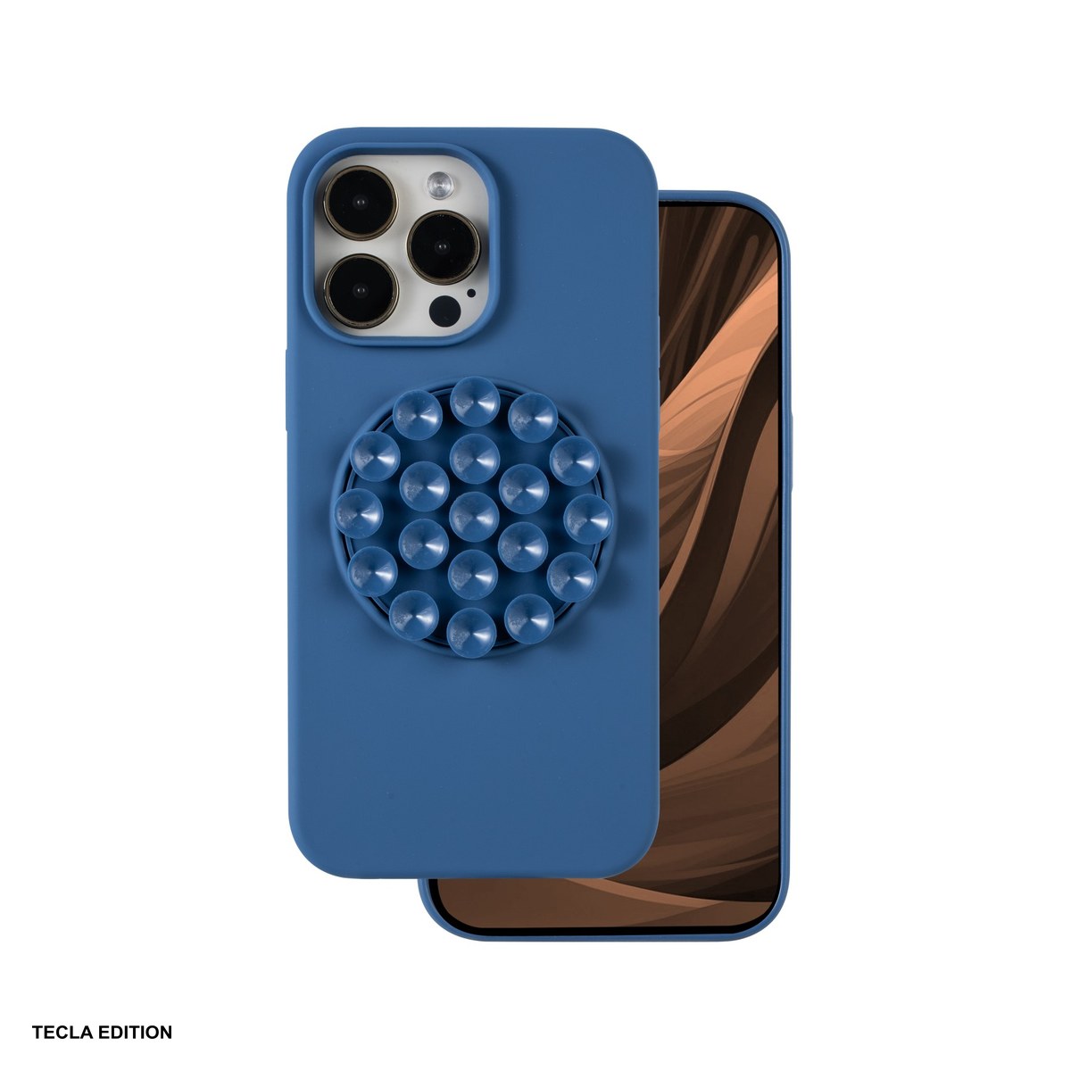 Huse si protectii smartphone - Husa Silicone Stick pentru Apple iPhone 15 Pro, Carcasa, Albastru
