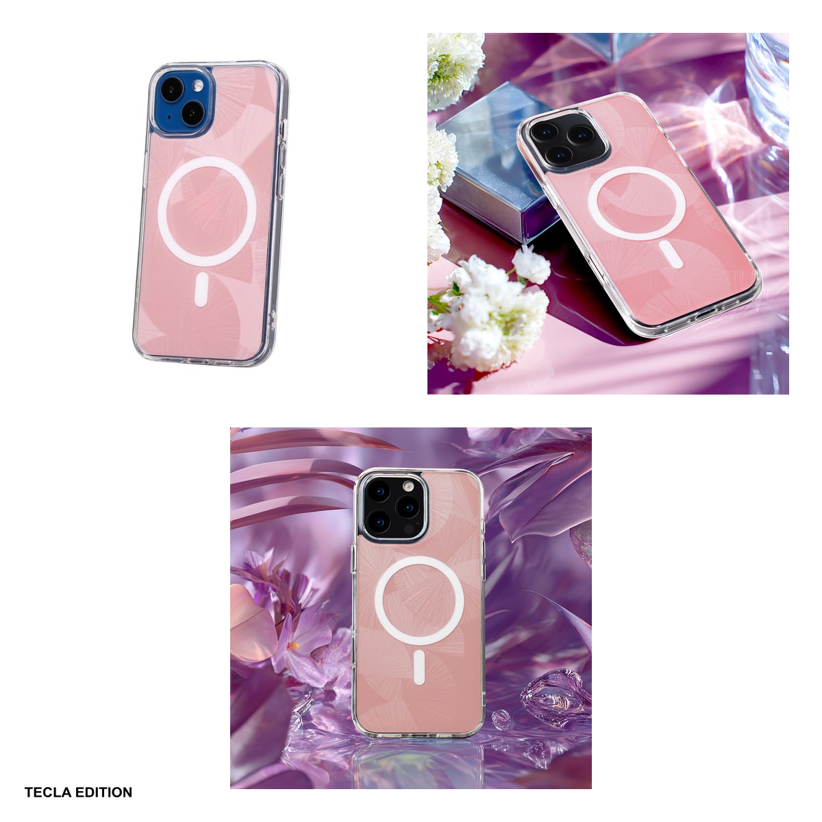 Husa Flash Mag pentru Apple iPhone 13, Carcasa magnetica, Roz [3]