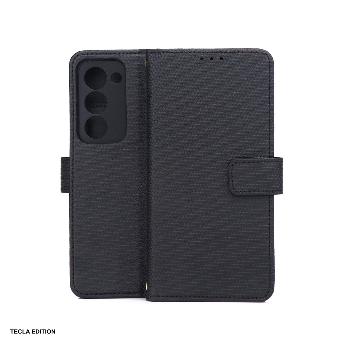 Huse si protectii pentru Oppo A5 5G - Husa Smart Triangle pentru OPPO A5 5G, tip carte, Negru