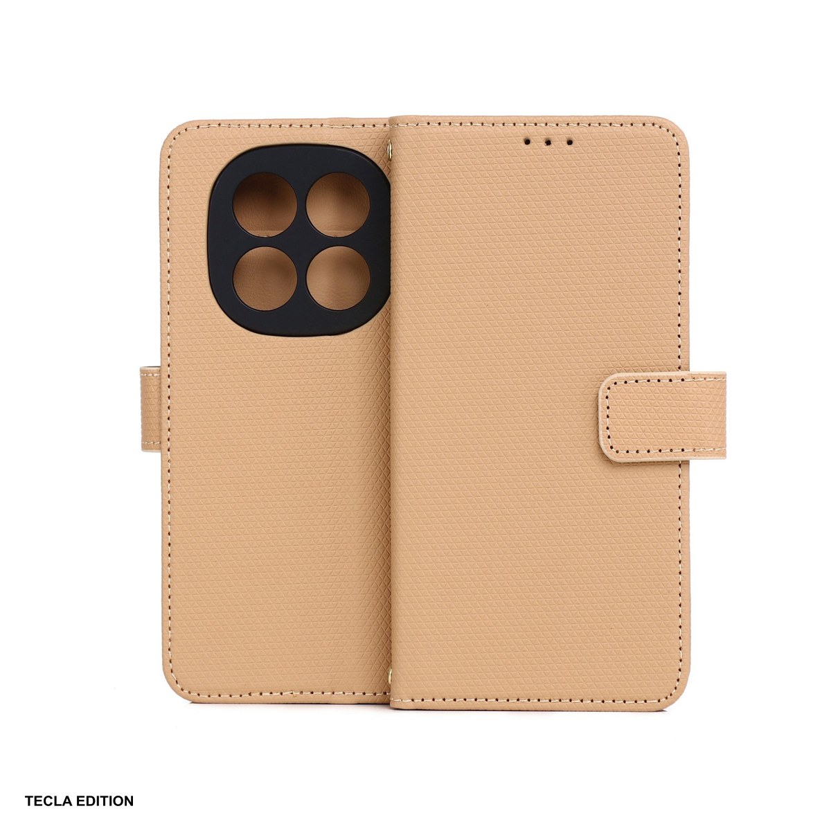 Huse si protectii pentru Xiaomi Redmi Note 14 Pro Plus 5G - Husa Smart Triangle pentru Xiaomi Redmi Note 14 Pro Plus 5G (Global), tip carte, Maro