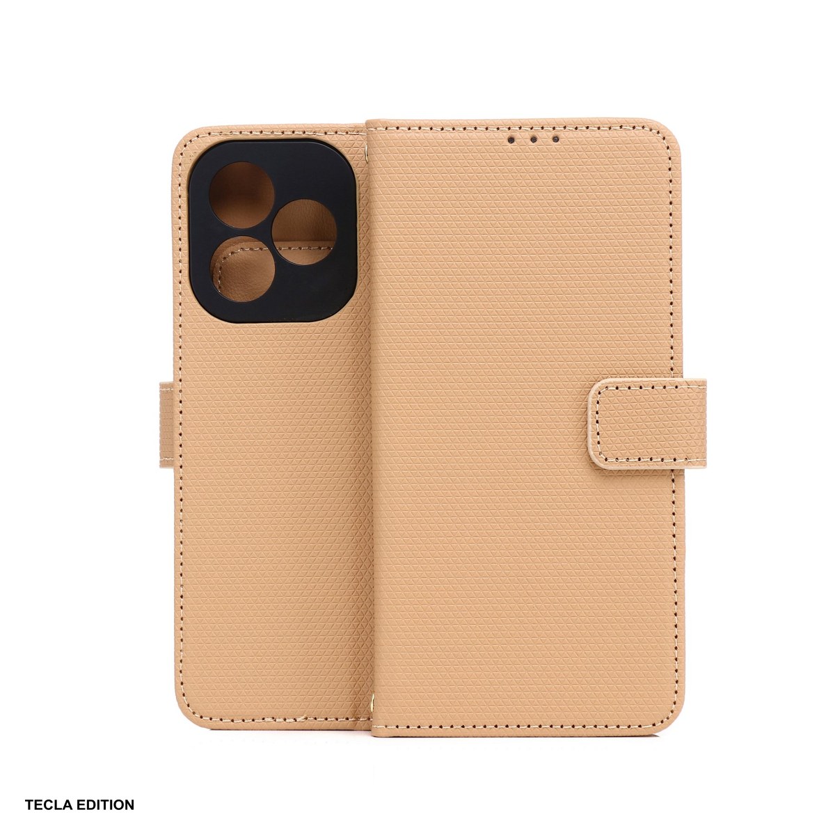 Huse si protectii pentru Honor 400 Lite - Husa Smart Triangle pentru Honor 400 Lite, tip carte, Maro