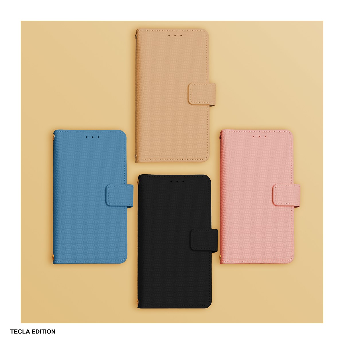 Husa Smart Triangle pentru Samsung Galaxy S26, tip carte, Maro [5]