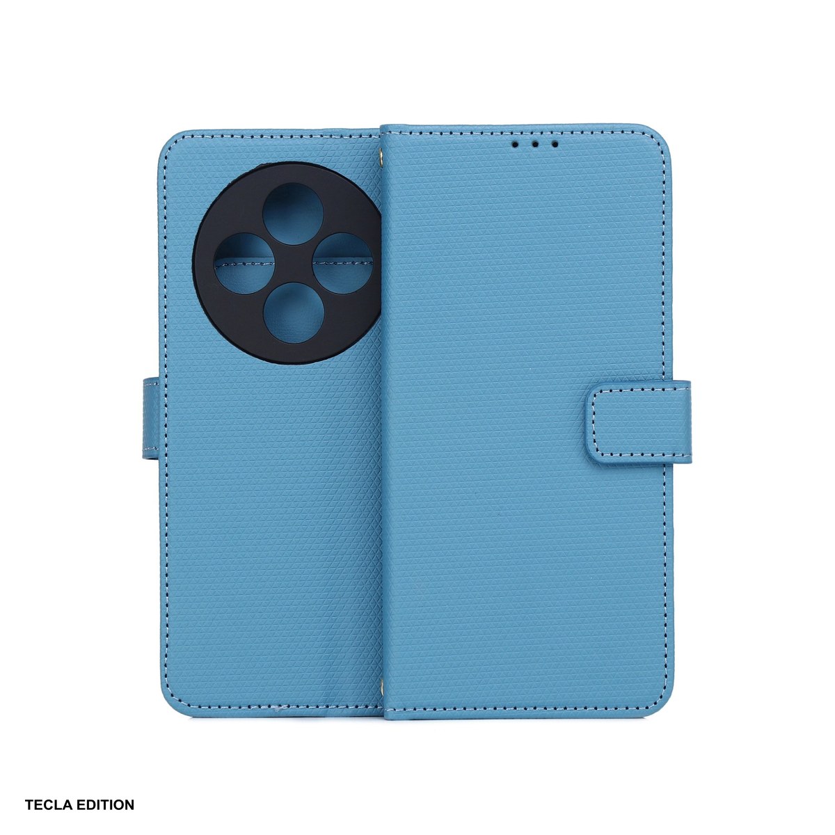 Huse si protectii pentru Xiaomi Redmi 14C 5G - Husa Smart Triangle pentru Xiaomi Redmi 14C 5G, Redmi 14C 4G, tip carte, Albastru