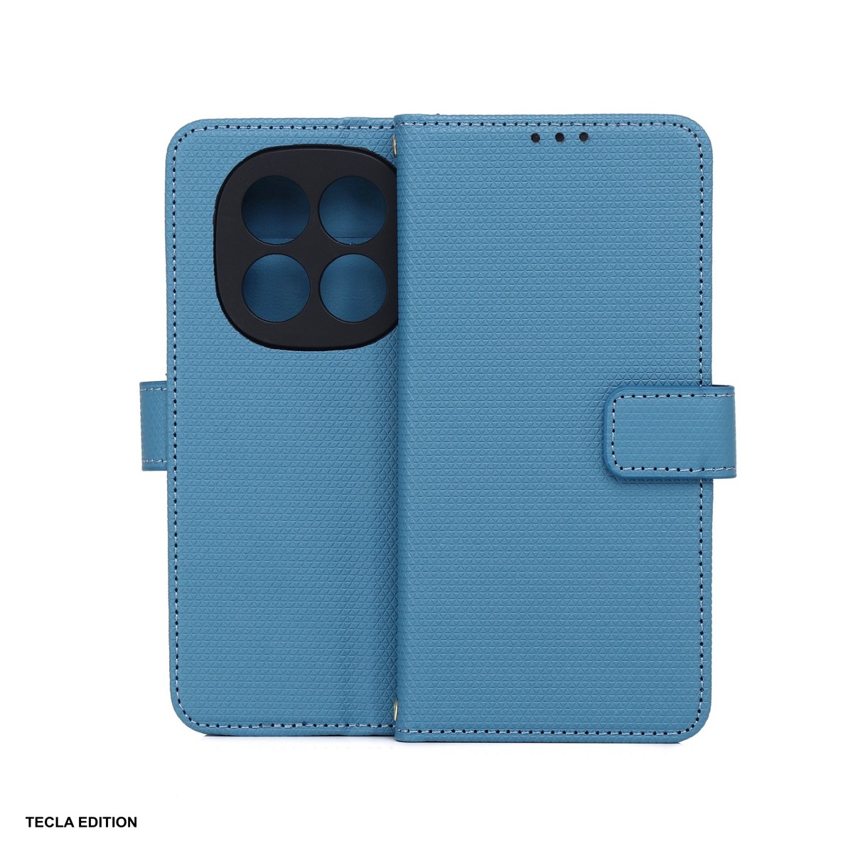 Huse si protectii pentru Xiaomi Redmi Note 14 Pro Plus 5G - Husa Smart Triangle pentru Xiaomi Redmi Note 14 Pro Plus 5G (Global), tip carte, Albastru