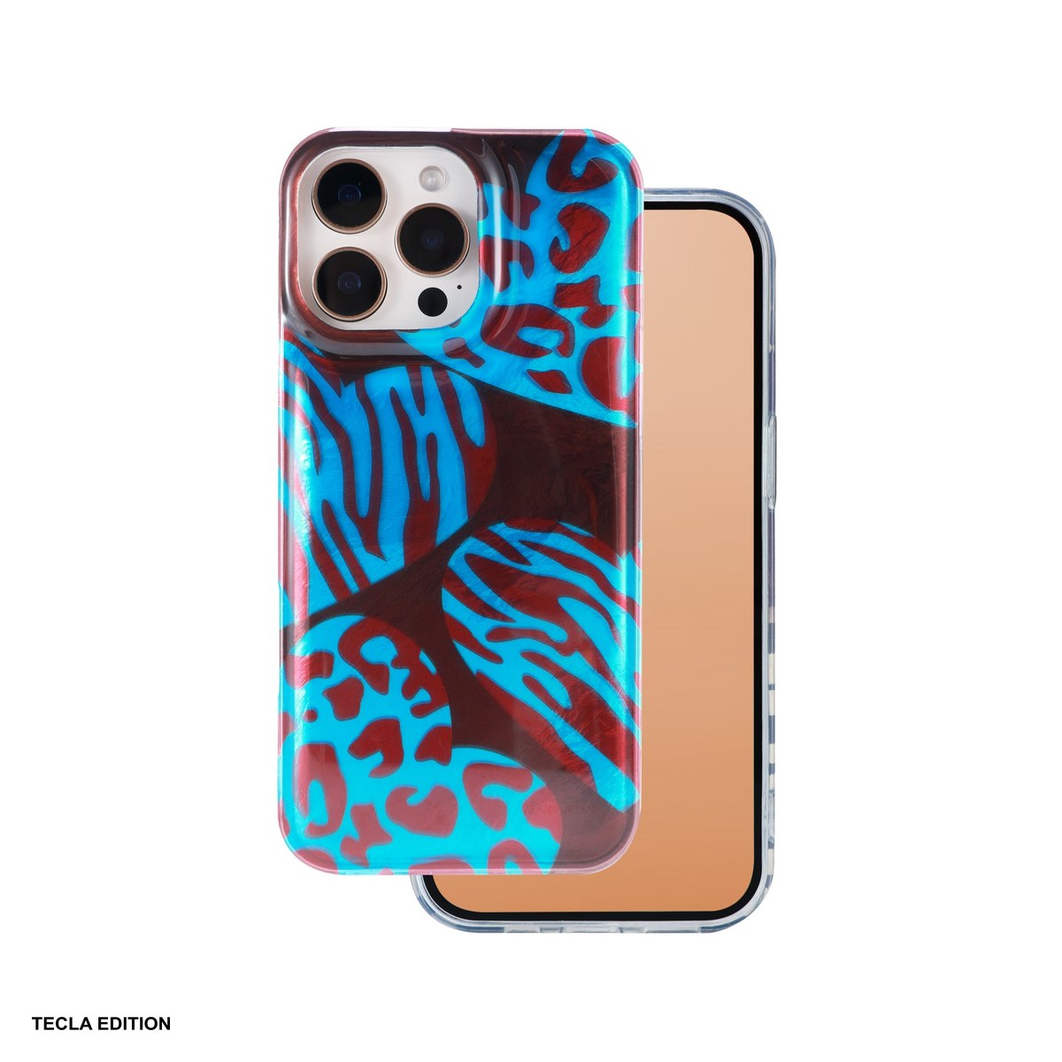 Huse si protectii smartphone - Husa Animal Print Chameleon pentru Apple iPhone 15 Pro, Carcasa, Multicolor
