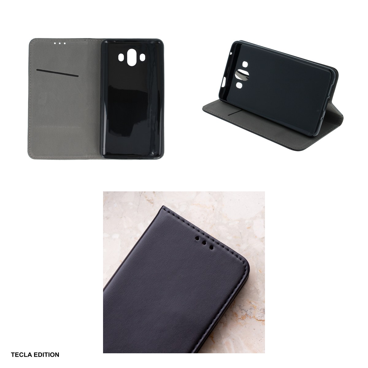 Husa Smart Magnetic pentru Samsung Galaxy S26 Plus, tip carte cu inchidere magnetica, Negru [4]