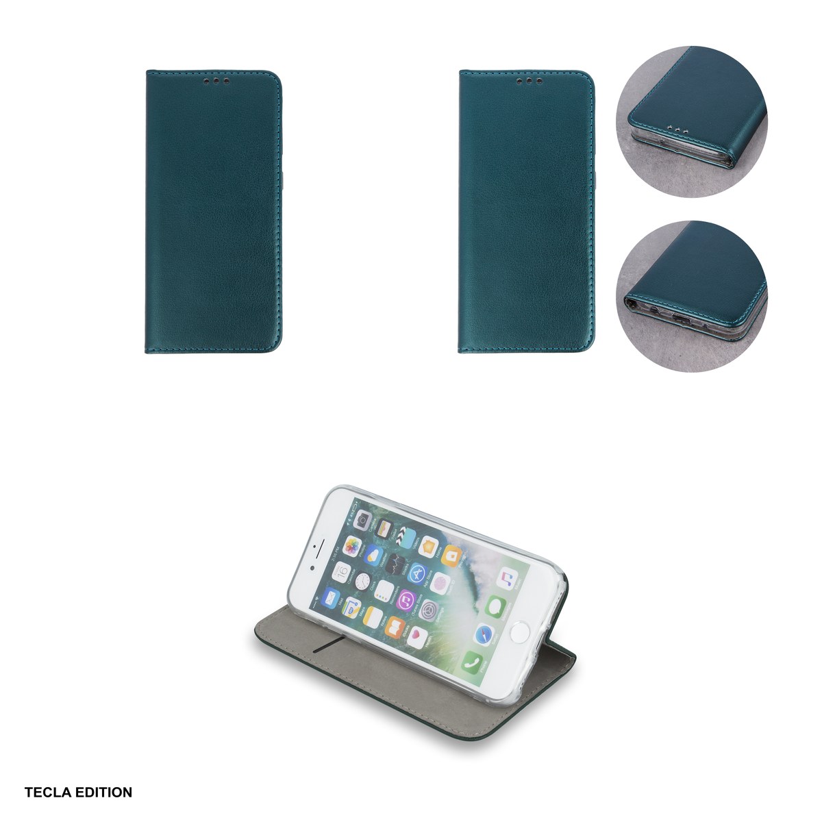 Husa Smart Magnetic pentru Samsung Galaxy S26 Plus, tip carte cu inchidere magnetica, Verde [3]
