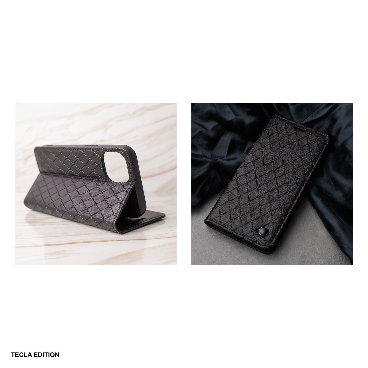 Husa Smart Caro pentru Samsung Galaxy S26 Plus, tip carte cu inchidere magnetica, Negru [4]