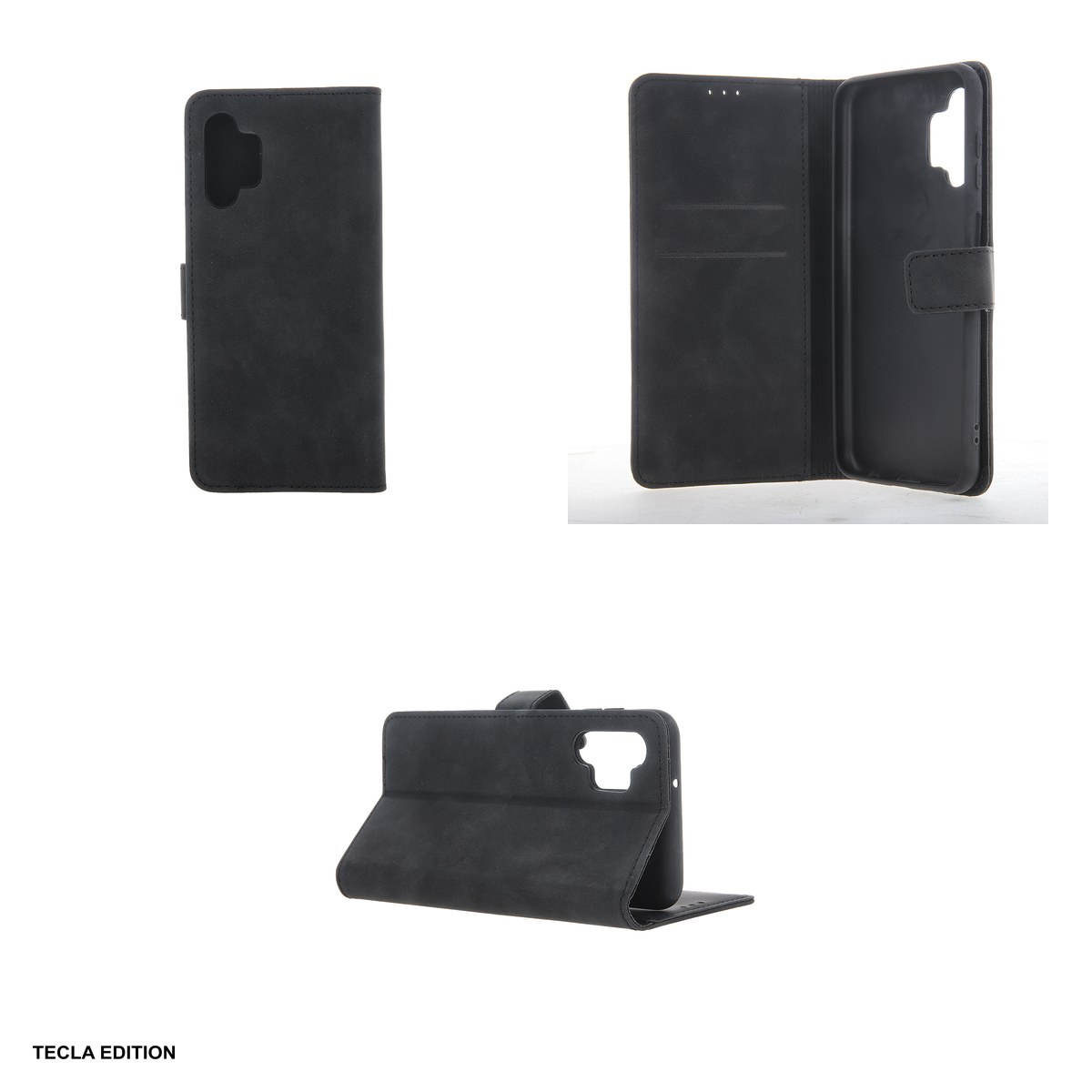 Husa Smart Velvet pentru Samsung Galaxy S26 Plus, tip carte cu inchidere magnetica, Negru [4]