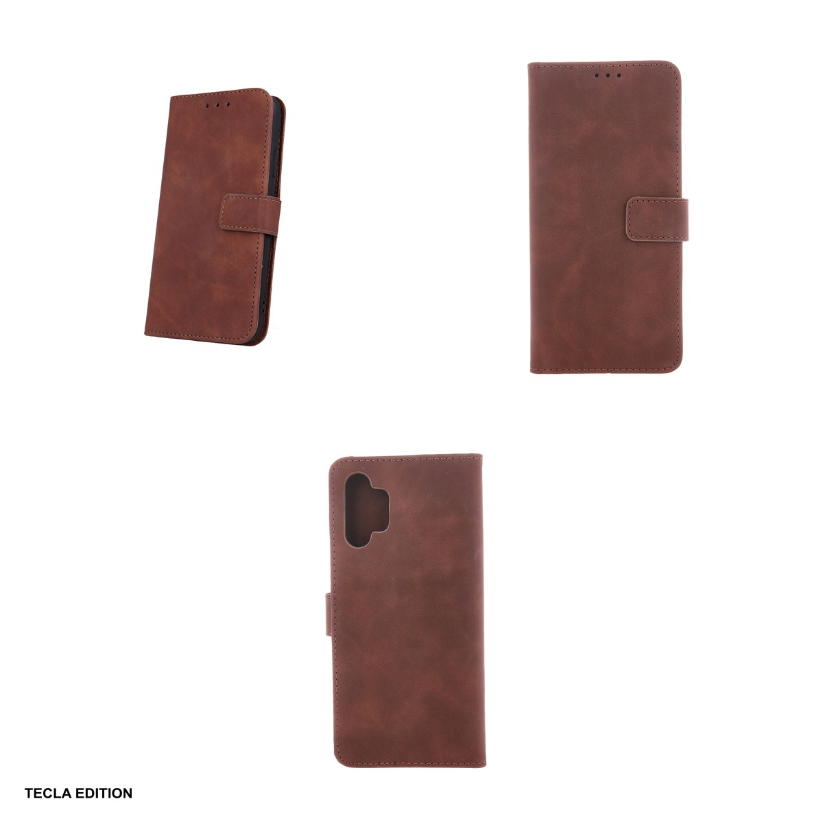 Husa Smart Velvet pentru Samsung Galaxy S26 Plus, tip carte cu inchidere magnetica, Maro [3]