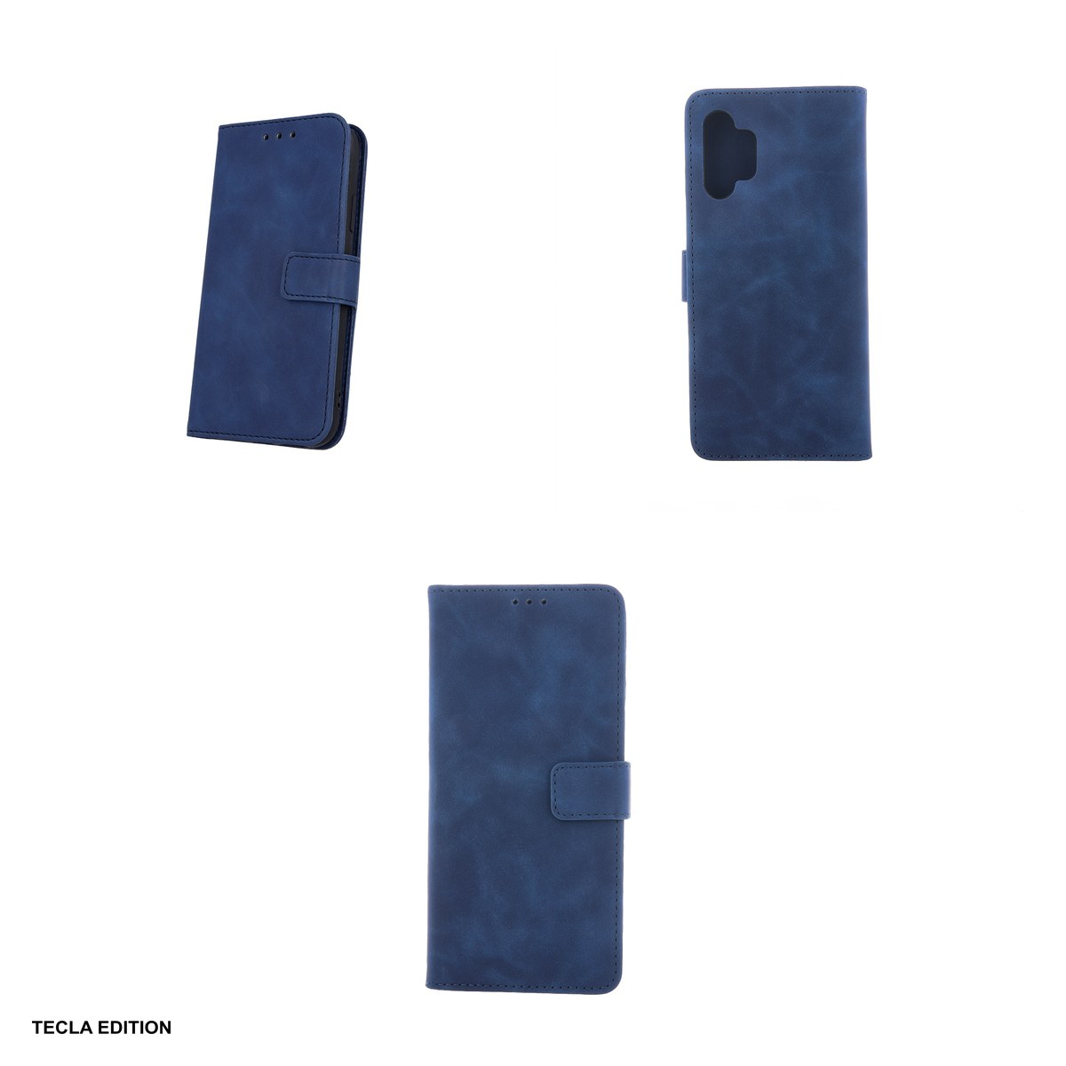 Husa Smart Velvet pentru Samsung Galaxy A57 5G, tip carte cu inchidere magnetica, Albastru [3]
