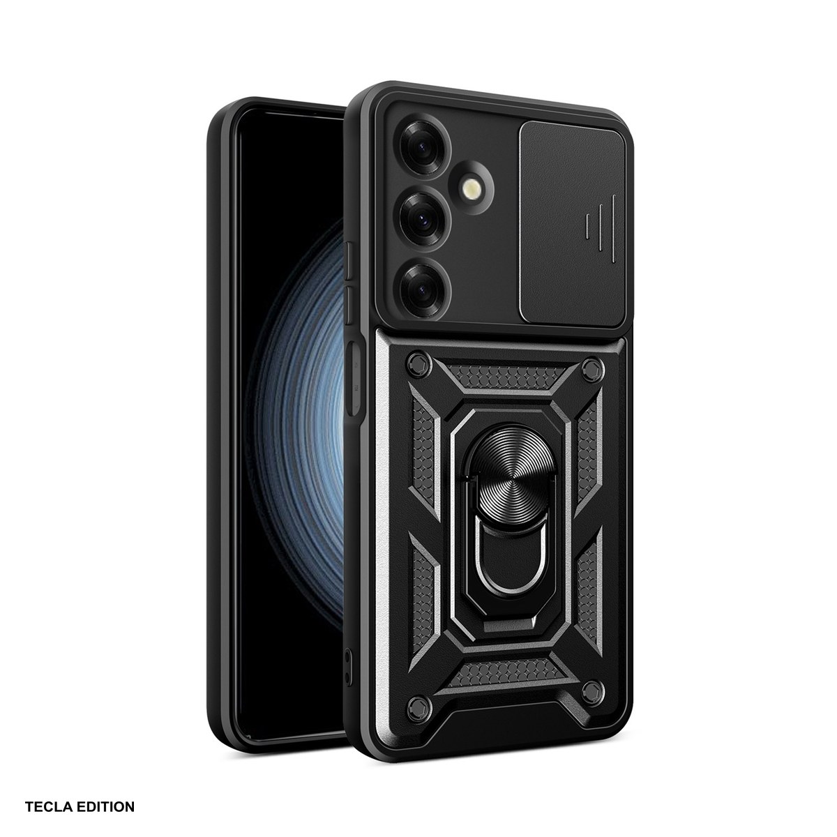 Huse si protectii smartphone - Husa Defender Slide pentru Samsung Galaxy A37 5G, Carcasa magnetica, Negru