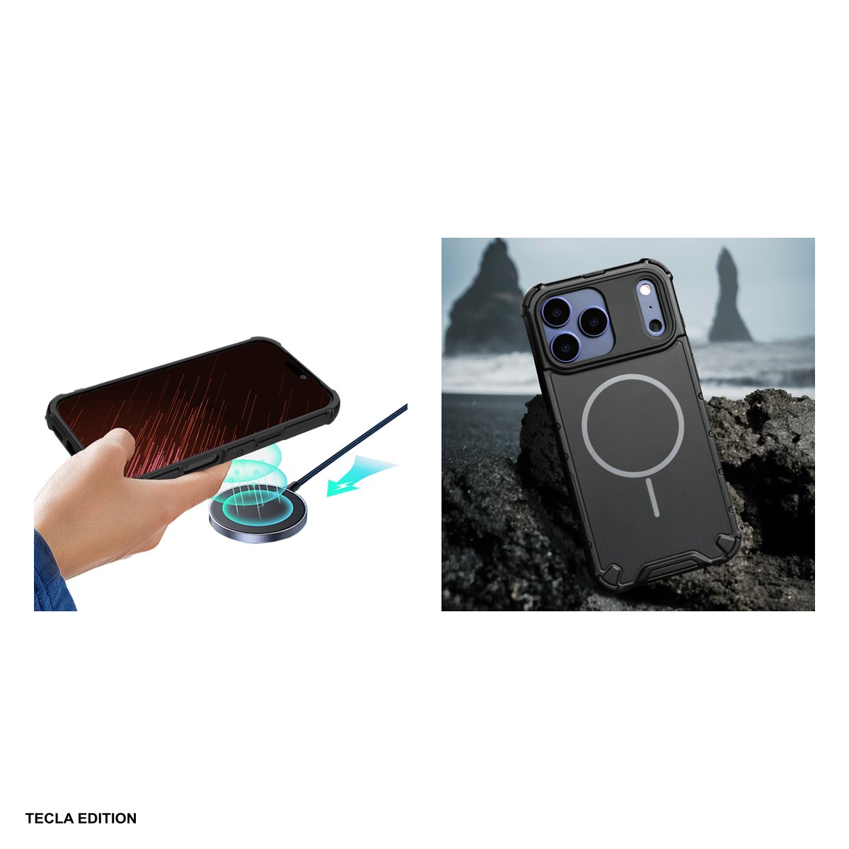 Husa Defender 2in1 Mag pentru Apple iPhone 12, Carcasa magnetica, Negru [4]
