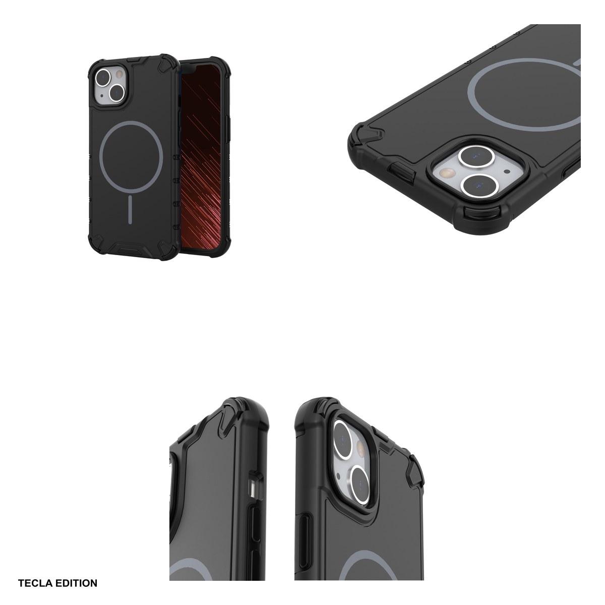 Husa Defender 2in1 Mag pentru Apple iPhone 13, Carcasa magnetica, Negru [3]
