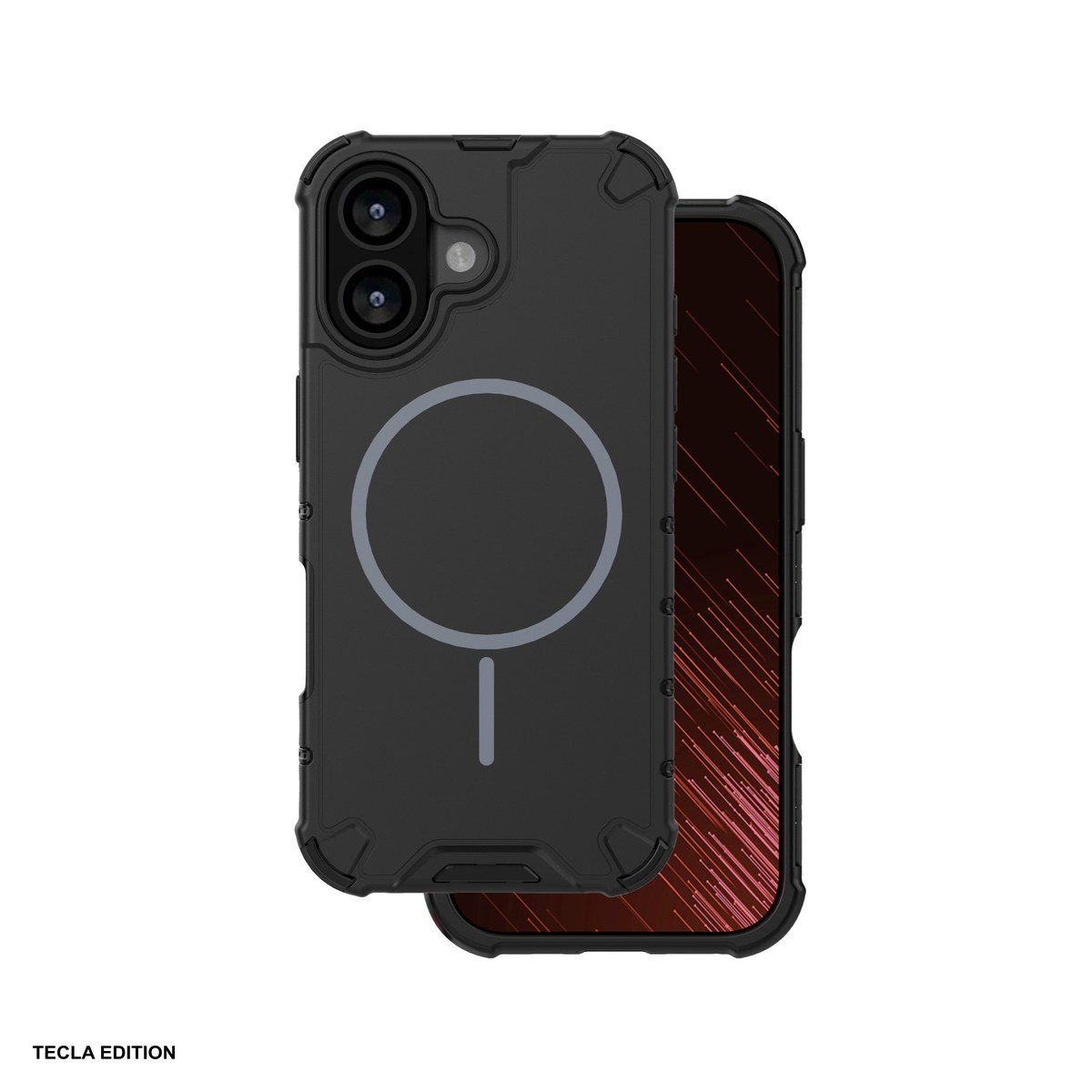 Huse si protectii smartphone - Husa Defender 2in1 Mag pentru Apple iPhone 16, Carcasa magnetica, Negru