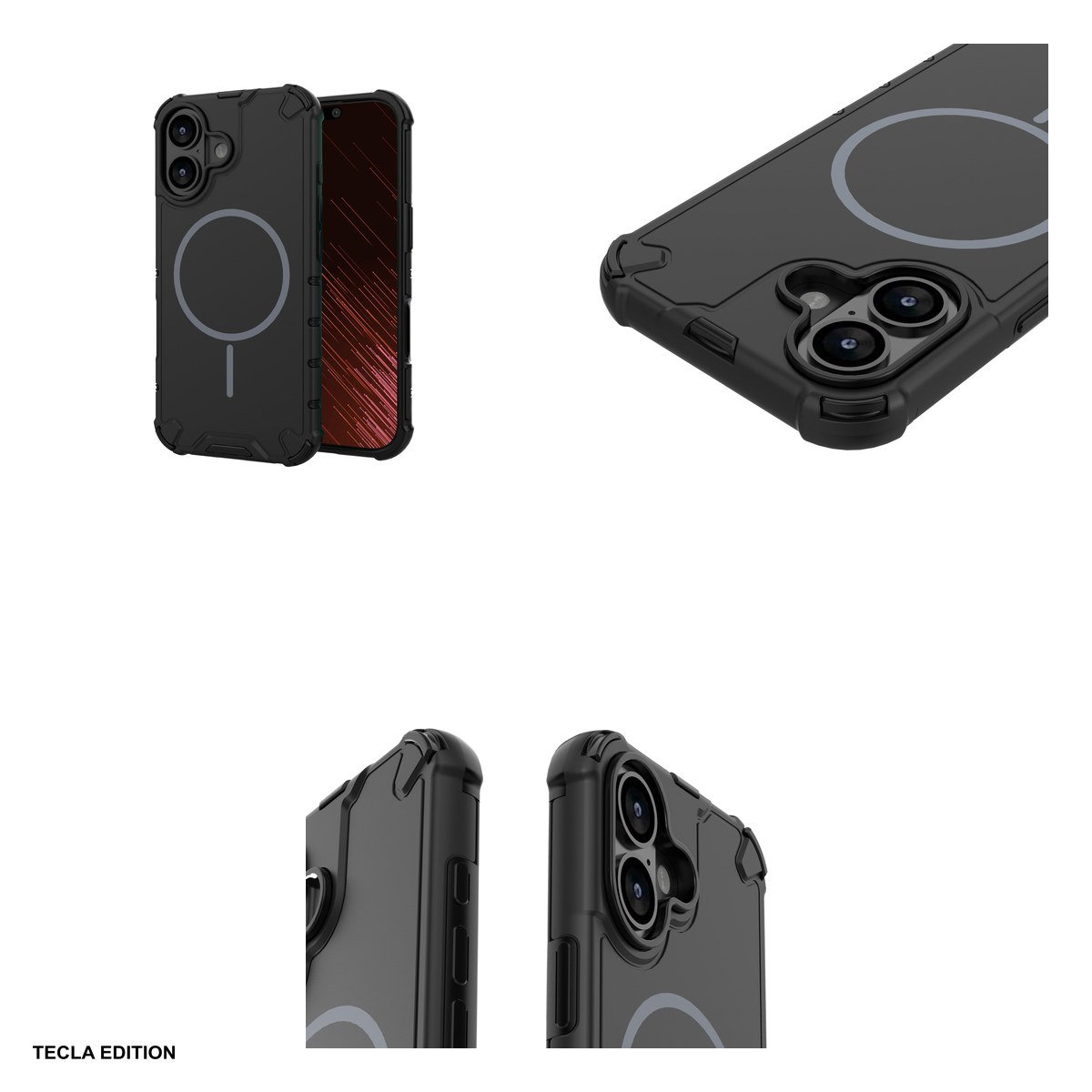 Husa Defender 2in1 Mag pentru Apple iPhone 16, Carcasa magnetica, Negru [3]