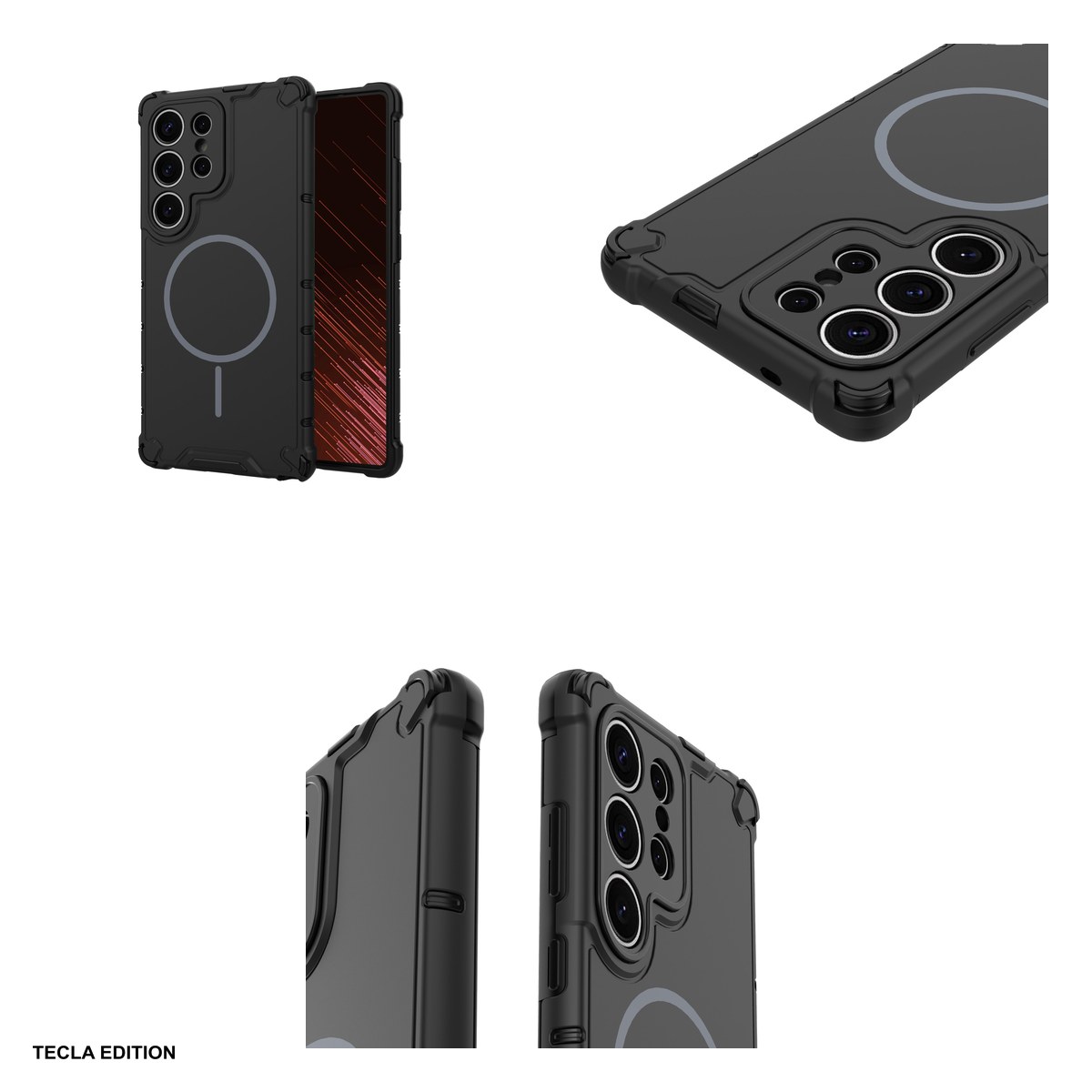 Husa Defender 2in1 Mag pentru Samsung Galaxy S25 Ultra, Carcasa magnetica, Negru [3]