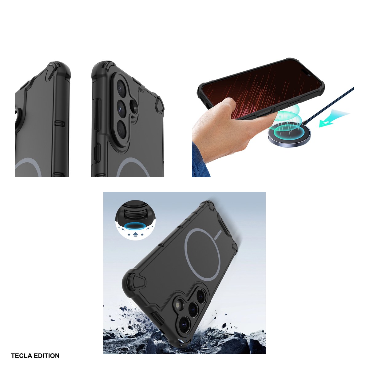 Husa Defender 2in1 Mag pentru Samsung Galaxy S26, Carcasa magnetica, Negru [4]
