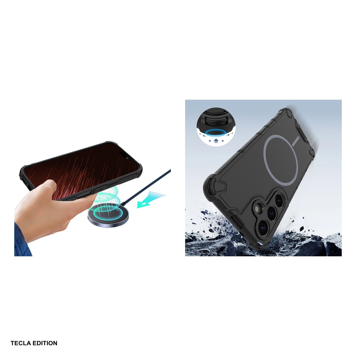 Husa Defender 2in1 Mag pentru Samsung Galaxy S26 Plus, Carcasa magnetica, Negru [4]