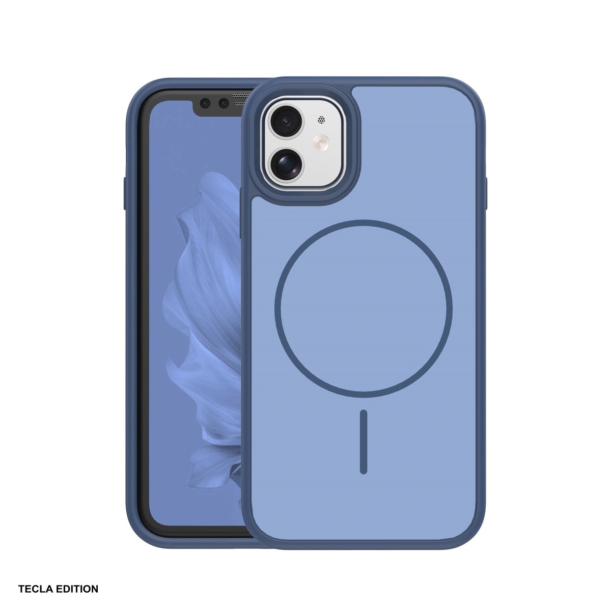 Huse si protectii smartphone - Husa Frame Thin Mag pentru Apple iPhone 11, Carcasa magnetica, Albastru inchis