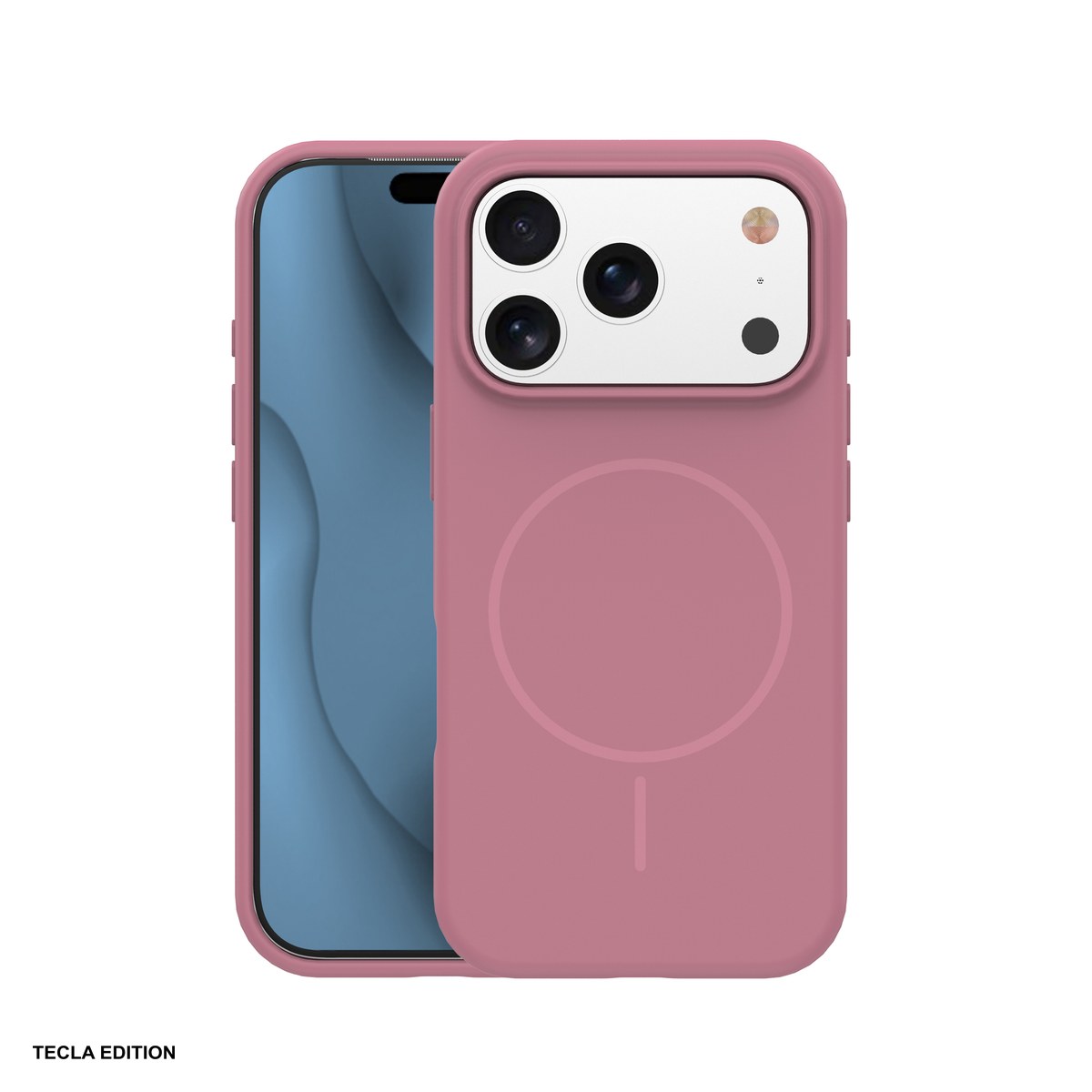 Huse si protectii smartphone - Husa Silicone Thin Mag pentru Apple iPhone 17 Pro Max, Carcasa magnetica, Roz