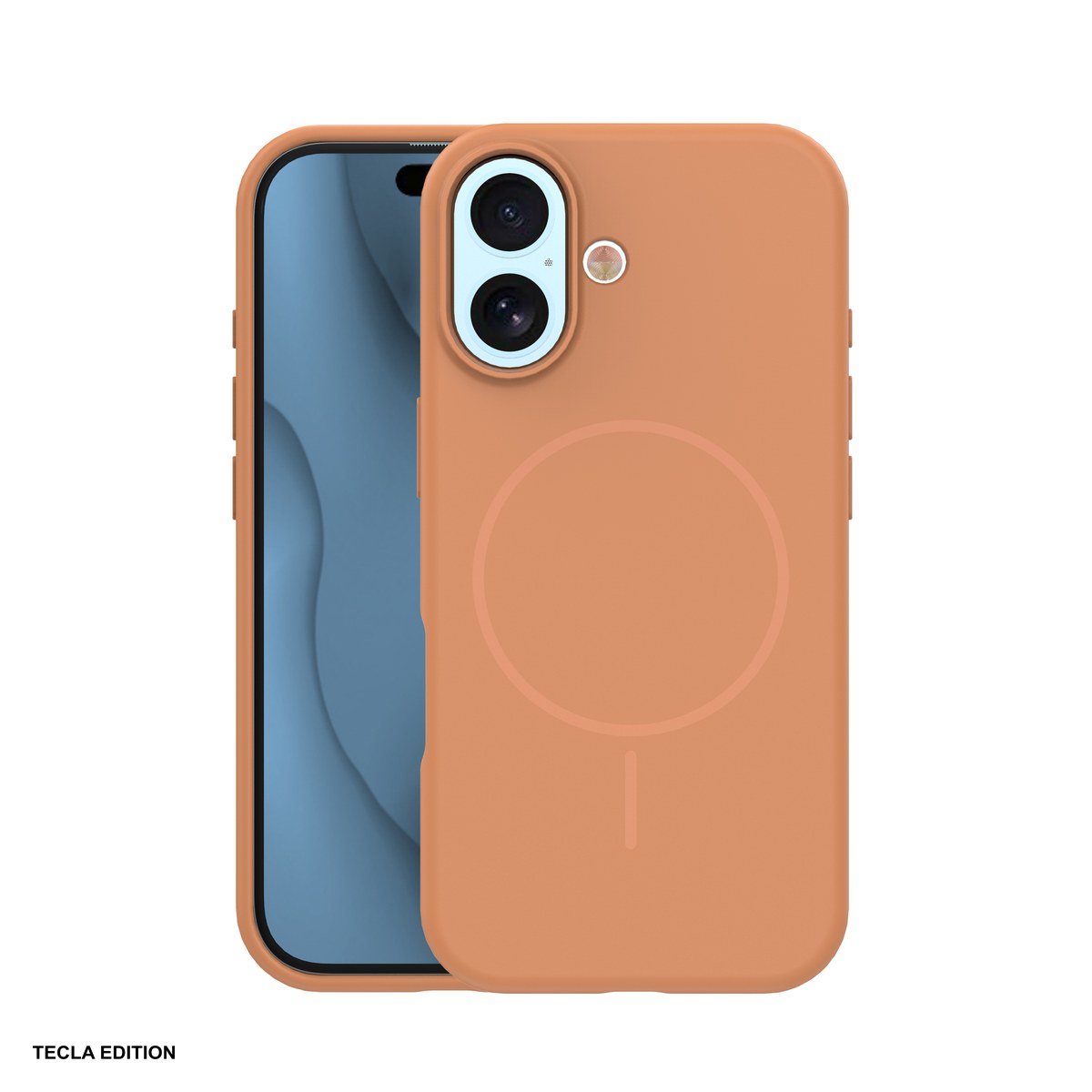 Huse si protectii smartphone - Husa Silicone Thin Mag pentru Apple iPhone 17, Carcasa magnetica, Maro