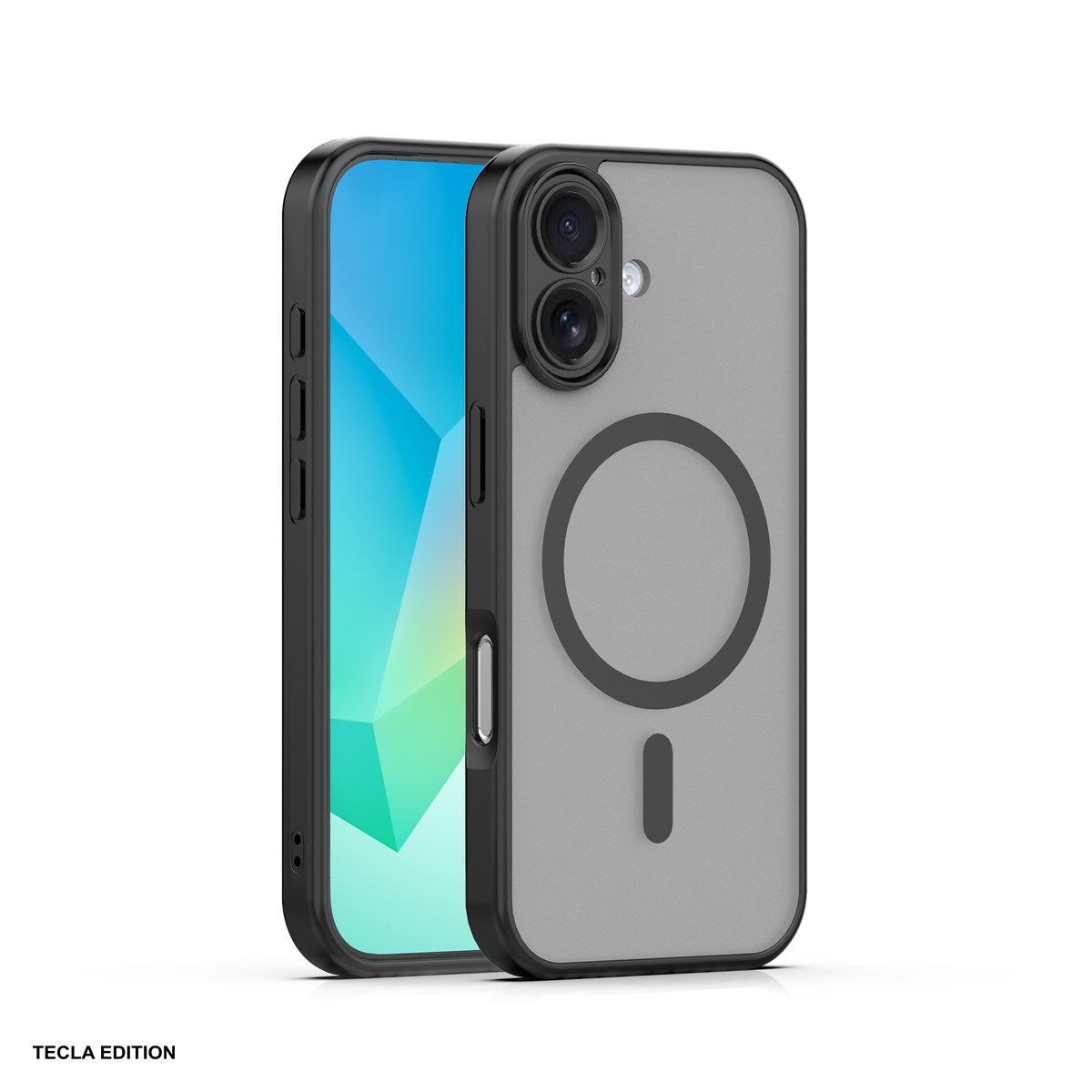 Huse si protectii smartphone - Husa Mag Matt pentru Apple iPhone 16, Carcasa magnetica, Negru