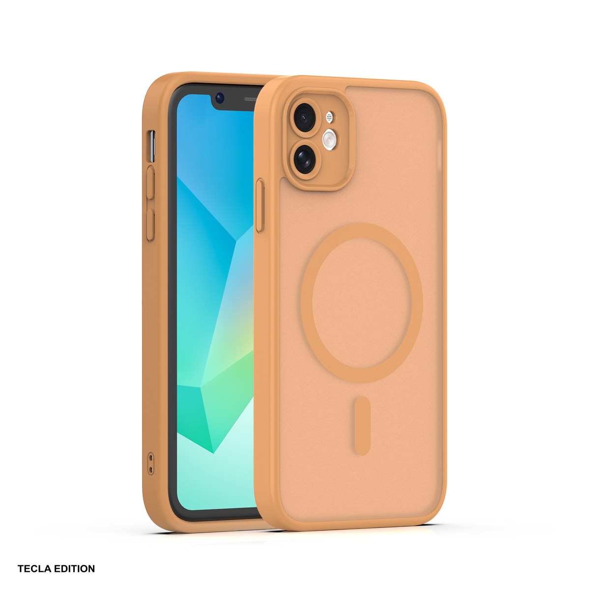 Huse si protectii smartphone - Husa Mag Matt pentru Apple iPhone 11, Carcasa magnetica, Maro