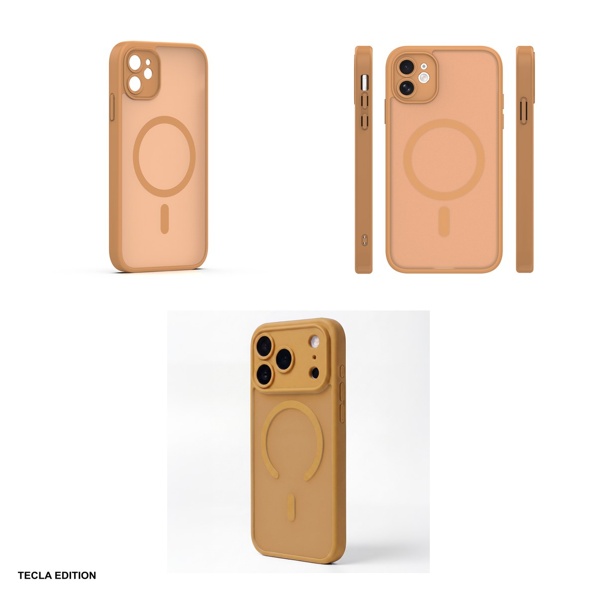 Husa Mag Matt pentru Apple iPhone 11, Carcasa magnetica, Maro [3]