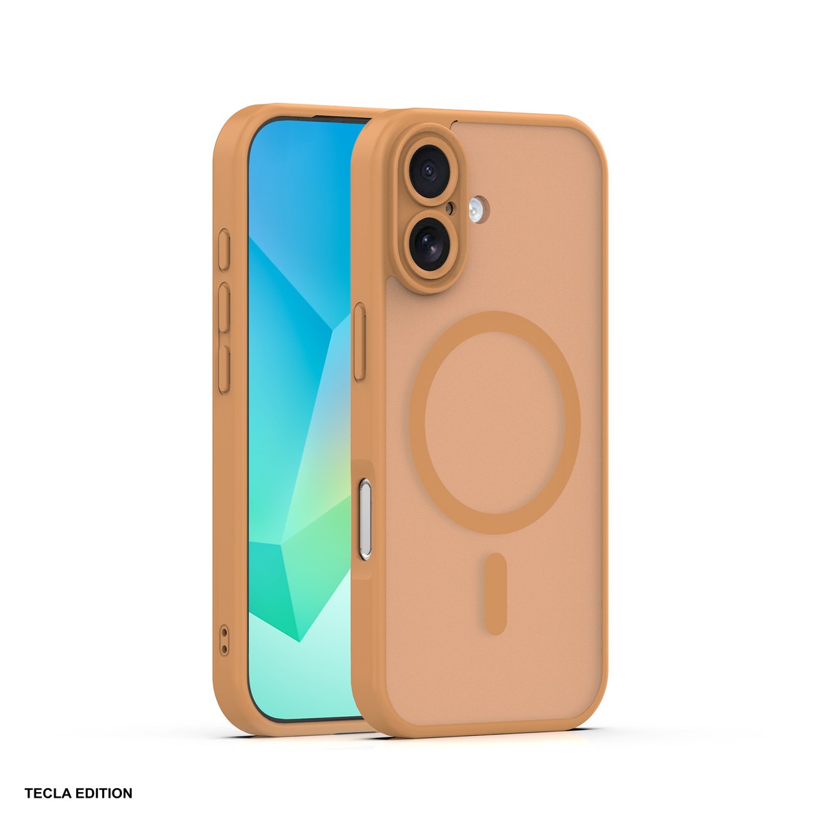 Huse si protectii smartphone - Husa Mag Matt pentru Apple iPhone 16, Carcasa magnetica, Maro