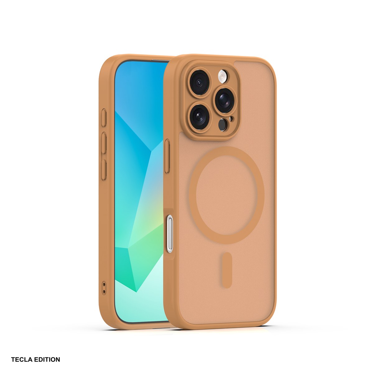 Huse si protectii smartphone - Husa Mag Matt pentru Apple iPhone 16 Pro Max, Carcasa magnetica, Maro